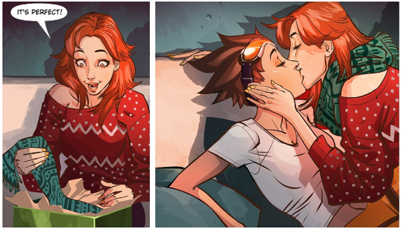 Illustration for article titled New Overwatch Comic Is Full Of Holiday Cheer